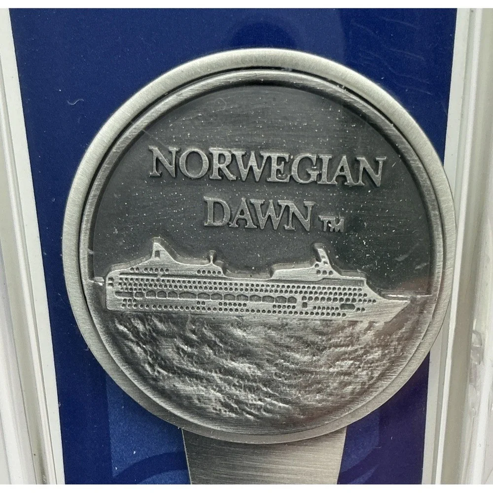 Vintage Norwegian Cruise Lone, Norwegian Dawn Souvenir Bottle‎ Opener